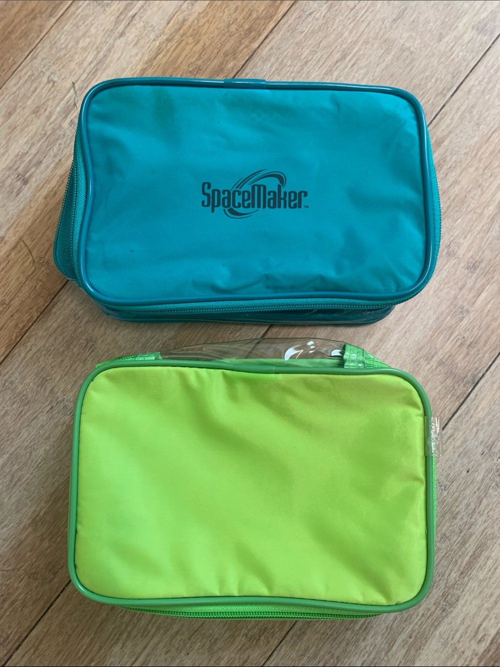 Vintage Y2K SpaceMaker pencil pouch/case - set of 2